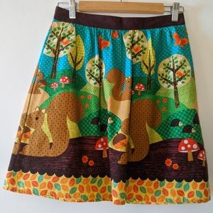 Modcloth woodland scene skirt